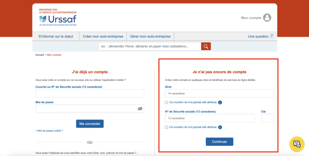Comment créer un compte URSSAF ? Blog de CulturePay