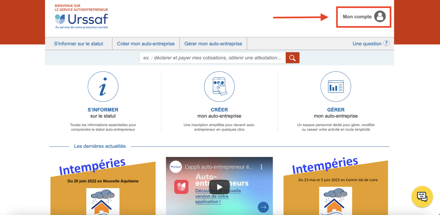Comment créer un compte URSSAF ? Blog de CulturePay
